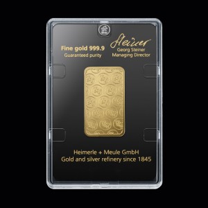 31.1g 1oz Goldbarren 999.9 kaufen | LBMA-zertifiziert | Wiesbadener Edelmetallhaus