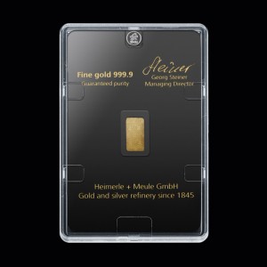 2.5g Goldbarren 999.9 kaufen | LBMA-zertifiziert | Wiesbadener Edelmetallhaus